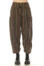 Load image into Gallery viewer, Rasta Stripe Harem Pants
