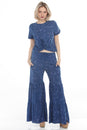 Load image into Gallery viewer, Celestial Tiired Jersey Pants
