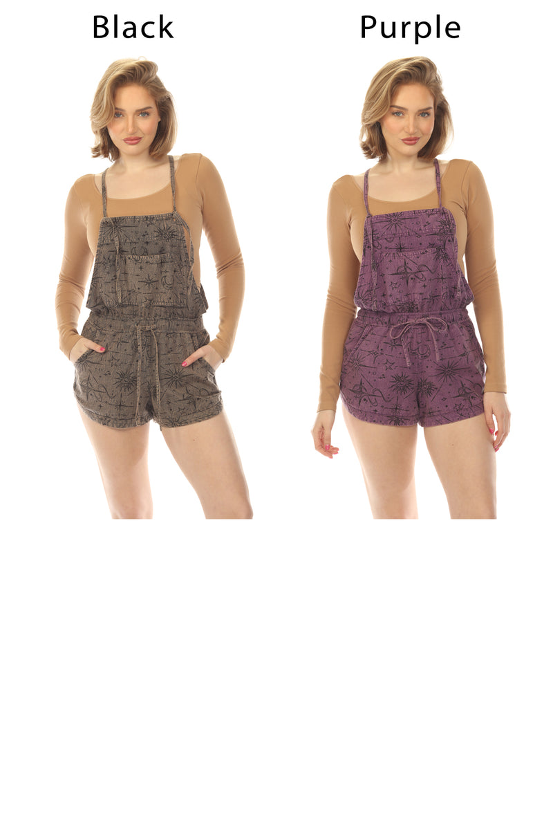 Celestial Short Overalls