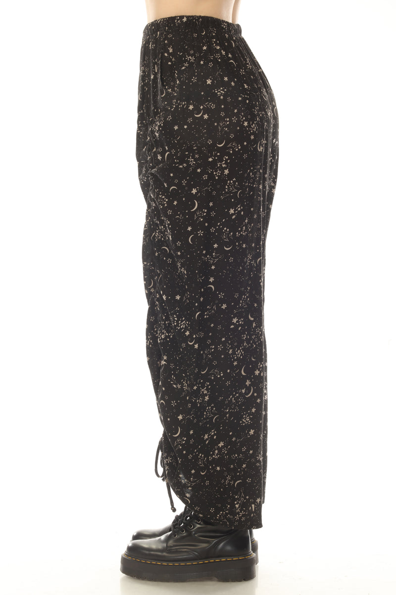 Celestial Flowers Drawstring Pants