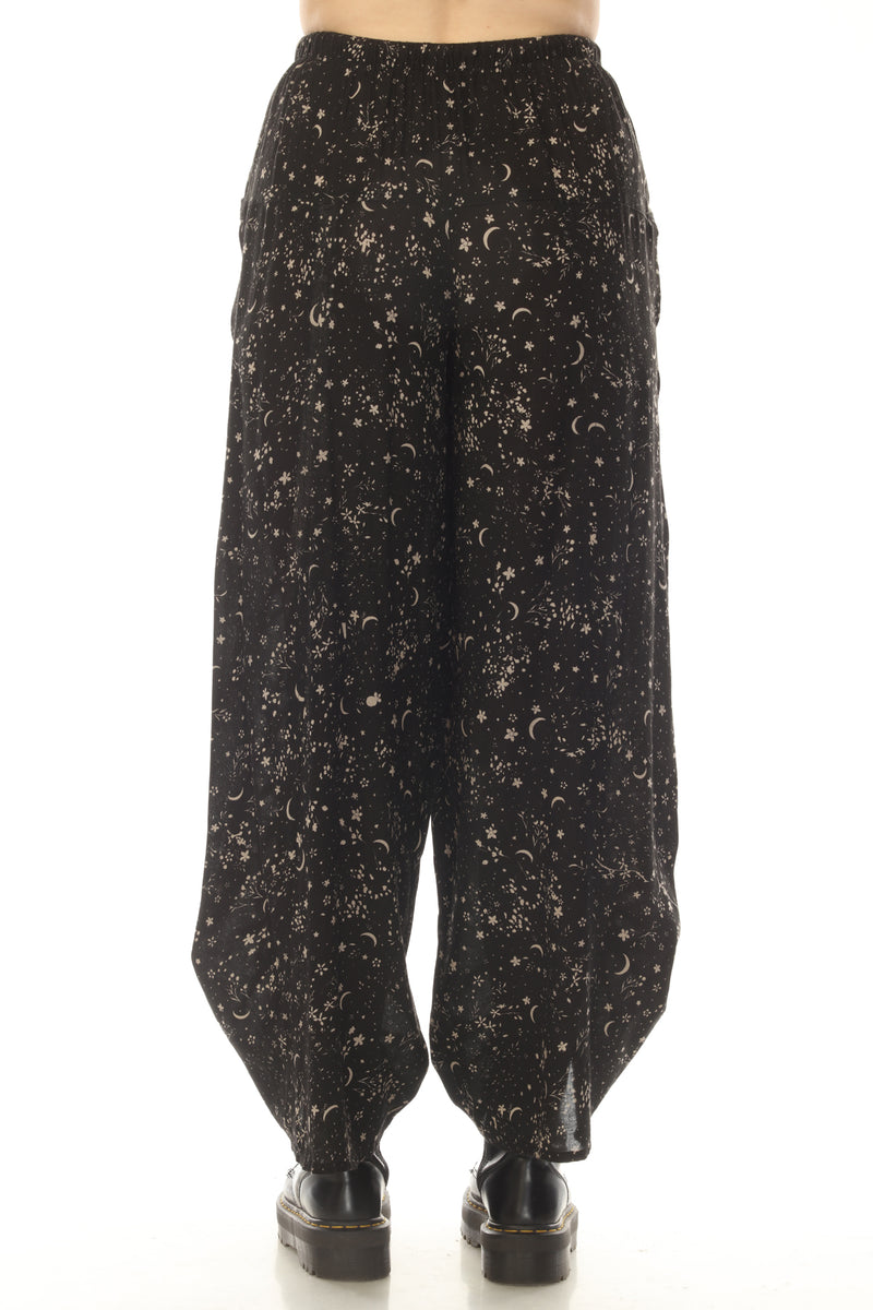 Celestial Flowers Drawstring Pants