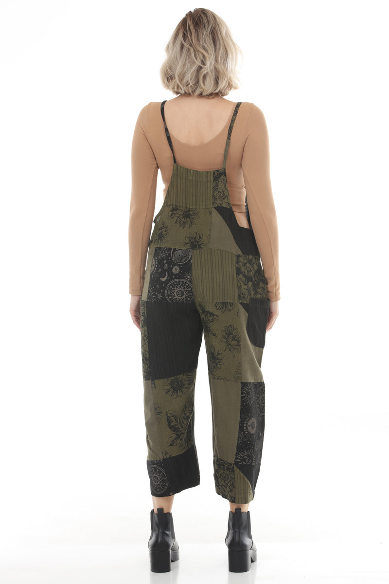 Vintage Patchwork Overalls