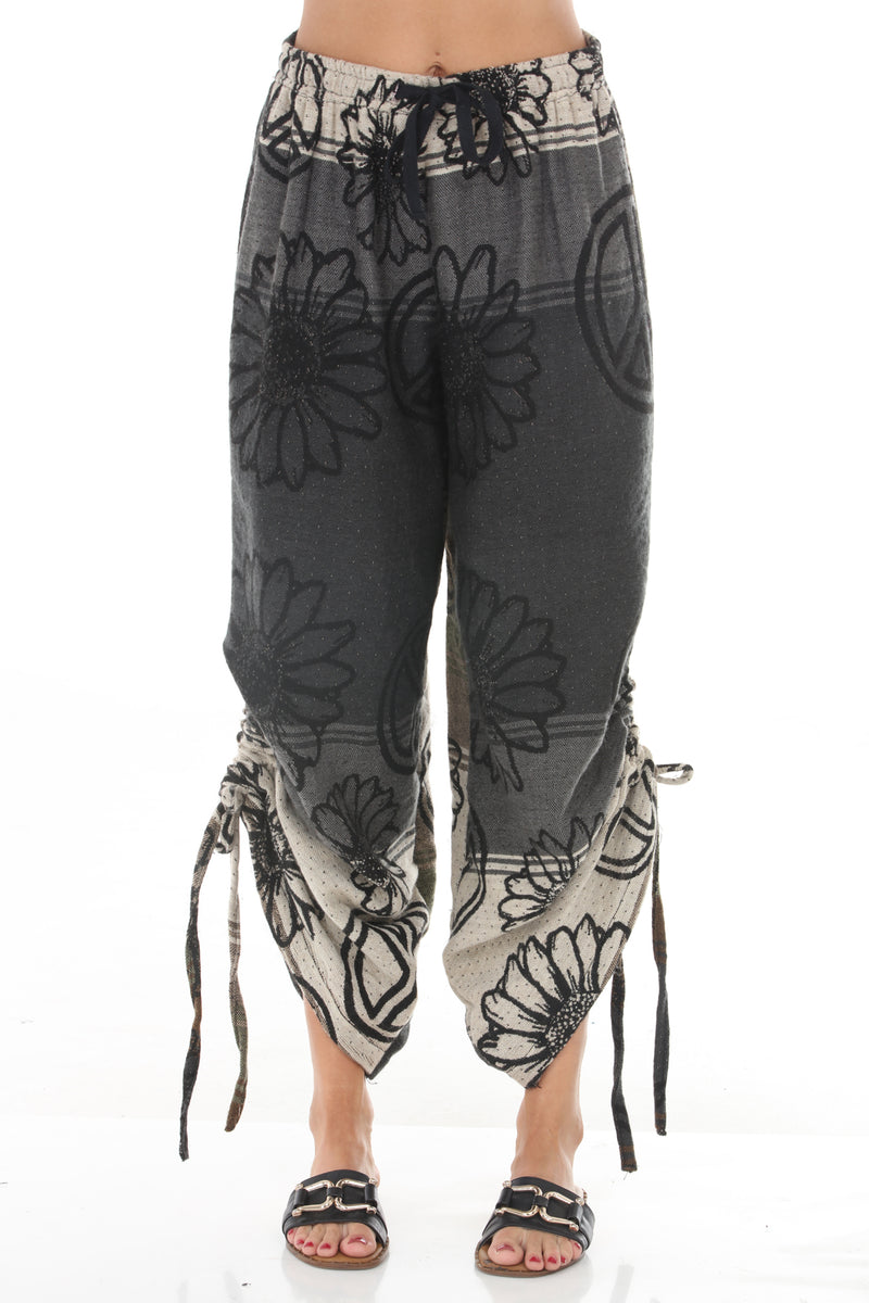 Cozy Peace Drawstring Wide leg Pants