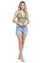 Load image into Gallery viewer, Tri Color Crochet Halter Top
