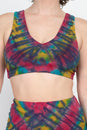 Load image into Gallery viewer, Tie Dye High Neck Organic Cotton Bra
