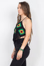 Load image into Gallery viewer, Rasta Fringe Crochet Top
