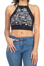 Load image into Gallery viewer, Celestial Embroidery Halter Top
