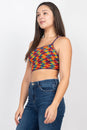 Load image into Gallery viewer, Space Tie-dye Crochet Halter Top
