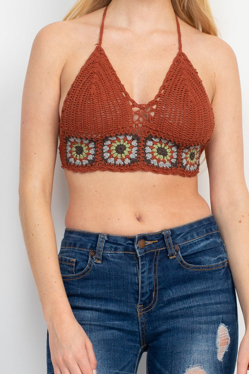 Flower Crochet Top