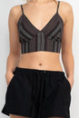 Load image into Gallery viewer, Striped Bustier Crop Top
