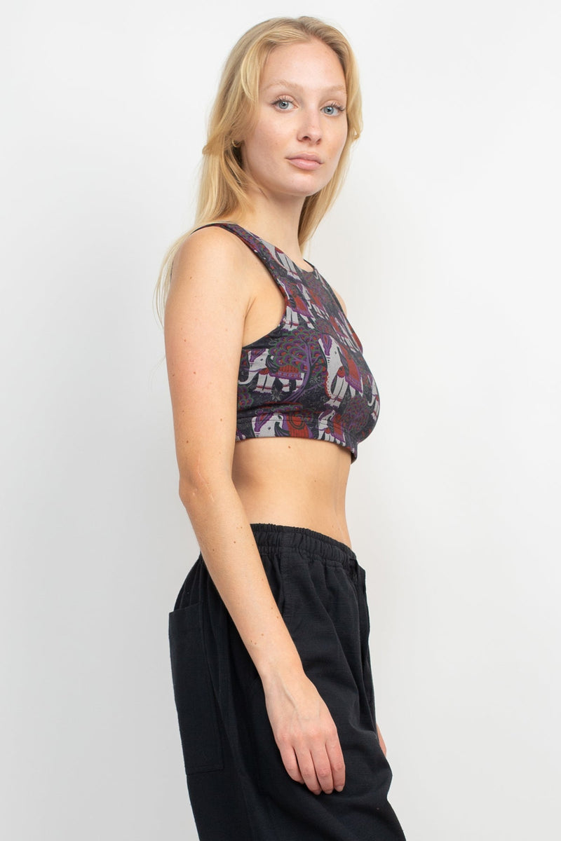 Elephant Hi Neck Yoga Top