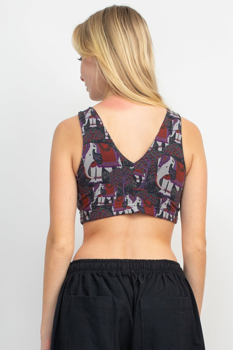 Elephant Hi Neck Yoga Top