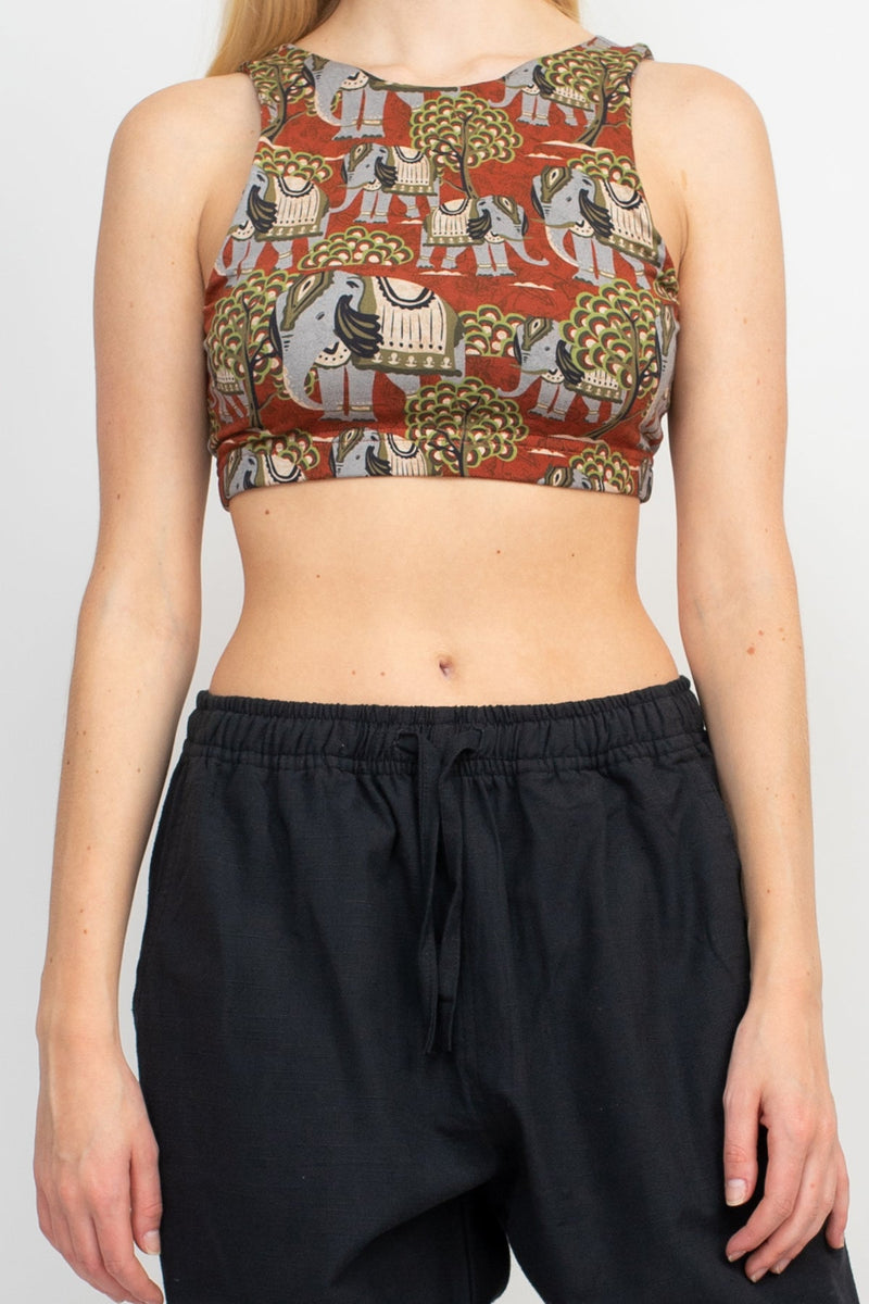 Elephant Hi Neck Yoga Top