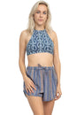 Load image into Gallery viewer, Peace Sign Halter Top
