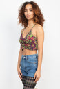 Load image into Gallery viewer, 60s Floral Yoga Top
