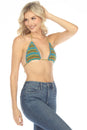 Load image into Gallery viewer, Crochet Striped Bikini Top
