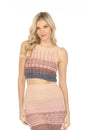 Load image into Gallery viewer, Gradient Knit Racerback Crop Top
