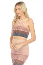 Load image into Gallery viewer, Gradient Knit Racerback Crop Top
