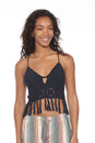 Load image into Gallery viewer, Mandala Fringe Crochet Top
