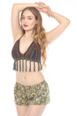 Load image into Gallery viewer, Santa Cruz Fringe Beaded Crochet Top
