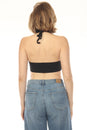 Load image into Gallery viewer, Corset Laced Knit Halter Top

