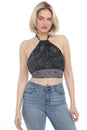 Load image into Gallery viewer, Celestial Ruched Halter Top
