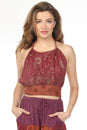 Load image into Gallery viewer, Celestial Ruched Halter Top
