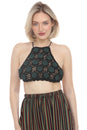 Load image into Gallery viewer, Flower Power Halter Top
