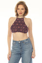 Load image into Gallery viewer, Flower Power Halter Top
