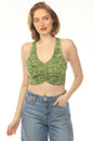 Load image into Gallery viewer, Wild Mushroom Ruched Bra Top
