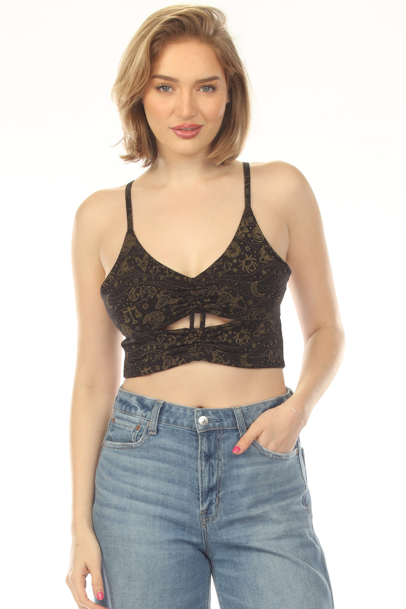 Zodiac Ruched Yoga Top