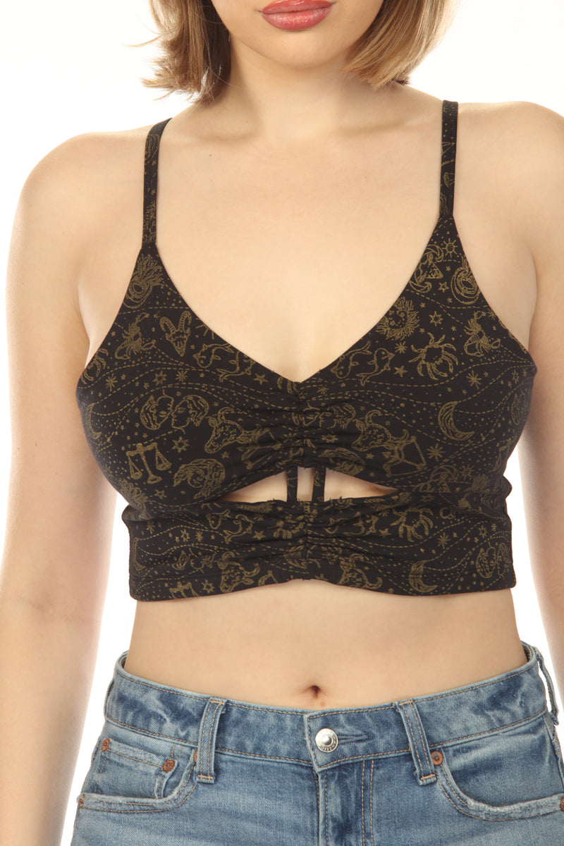 Zodiac Ruched Yoga Top