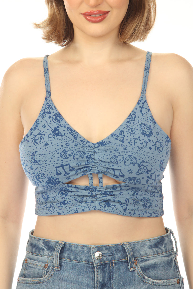 Zodiac Ruched Yoga Top