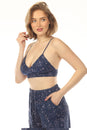 Load image into Gallery viewer, Celestial Flw Bustier Crop Top
