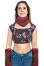 Load image into Gallery viewer, Recycled Silk Snood Scarf
