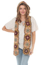 Load image into Gallery viewer, Granny Sq Crochet Hooded Scarf
