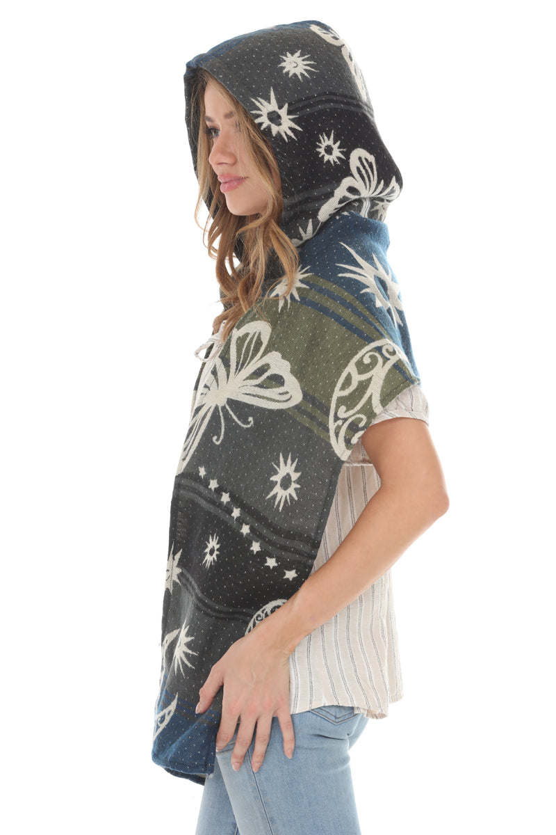 Cozy Butterfily Hooded Scarf