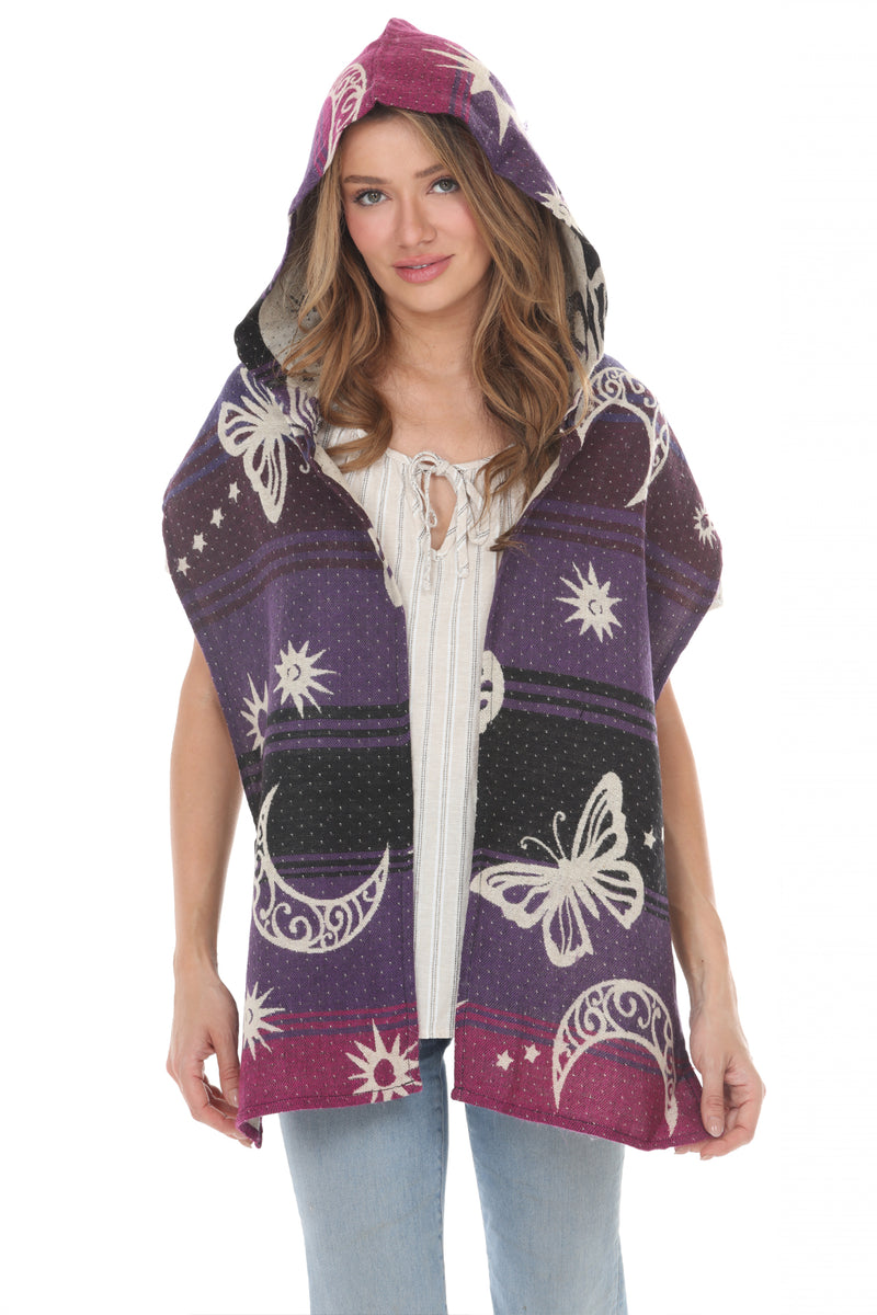 Cozy Butterfily Hooded Scarf