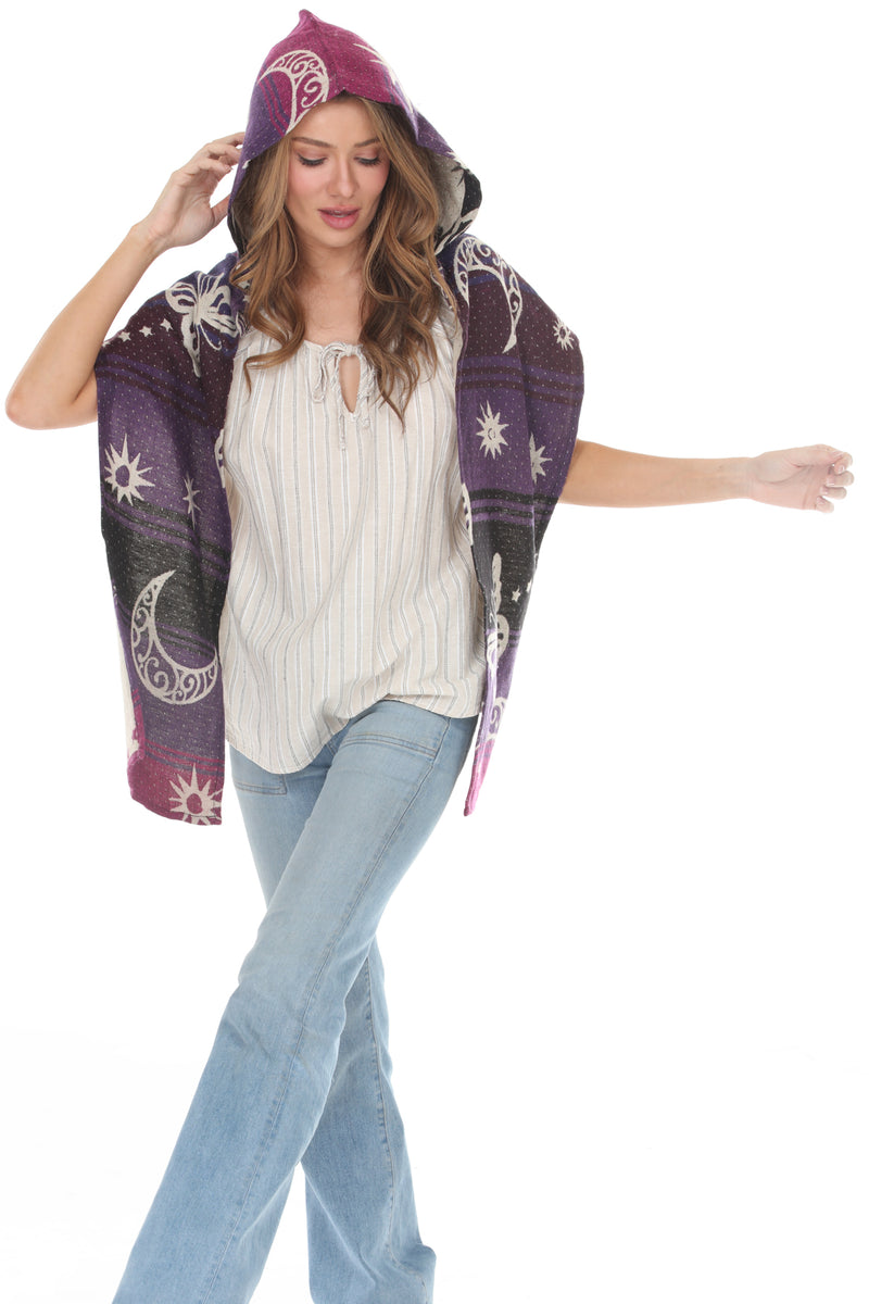 Cozy Butterfily Hooded Scarf