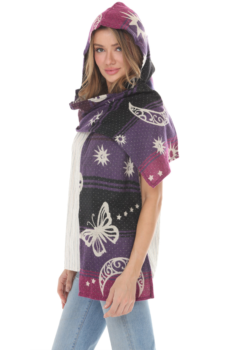 Cozy Butterfily Hooded Scarf