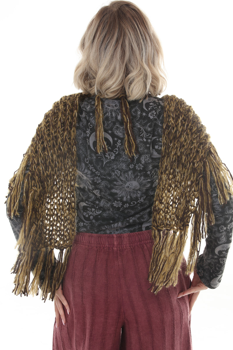Stevie Fringe Chunky Knit Scarf