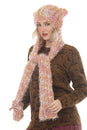 Load image into Gallery viewer, Soft Kitty Hooded Scarf
