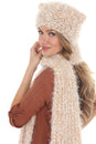 Load image into Gallery viewer, Soft Kitty Hooded Scarf
