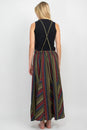 Load image into Gallery viewer, Striped Twirl Skirt Overall
