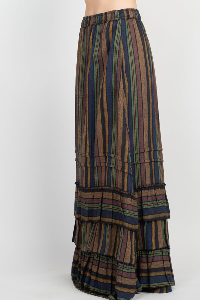 Victorian Ruffled Maxi Skirt