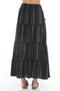 Load image into Gallery viewer, Stripe Tiered Maxi Skirt
