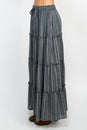 Load image into Gallery viewer, Stripe Tiered Maxi Skirt
