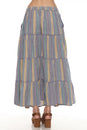 Load image into Gallery viewer, Stripe Tiered Maxi Skirt
