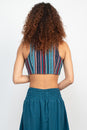 Load image into Gallery viewer, Homespun Striped Yoke Midi Skirt
