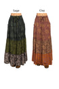 Load image into Gallery viewer, Tiered Lace Print Maxi Skirt
